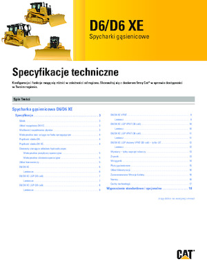 Buldożery Caterpillar D6