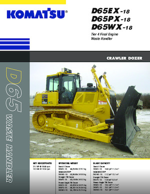 Buldożery Komatsu D65EX-18E0