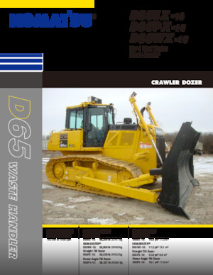 Buldożery Komatsu D65WX-18 WH