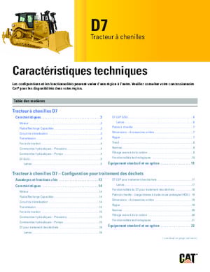 Buldożery Caterpillar D7 LGP