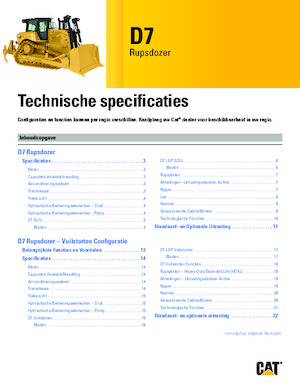 Buldożery Caterpillar D7 LGP