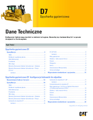 Buldożery Caterpillar D7 LGP
