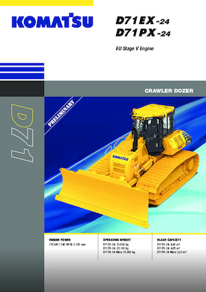 Buldożery Komatsu D71PX-24E0