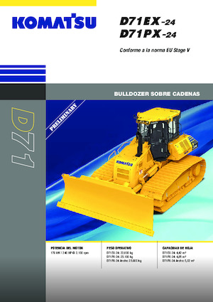Buldożery Komatsu D71PX-24E0