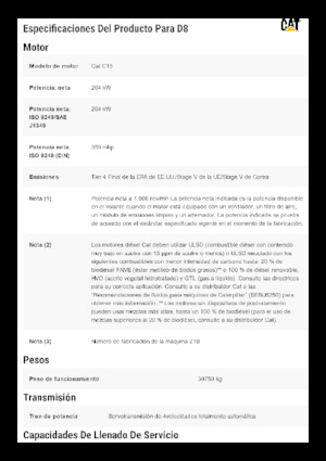 Buldożery Caterpillar D8