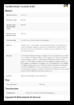 Buldożery Caterpillar D8