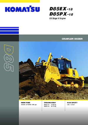 Buldożery Komatsu D85PX-18E0