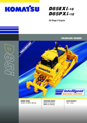 Buldożery Komatsu D85PXi-18E0