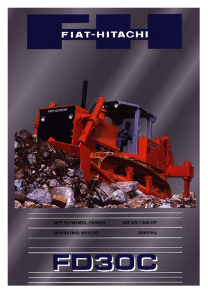 Buldożery Fiat-Hitachi FD 30 C