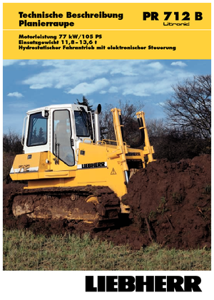 Buldożery Liebherr PR 712 B-M Litr.