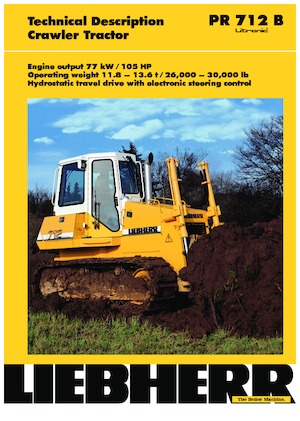 Buldożery Liebherr PR 712 B-M Litr.