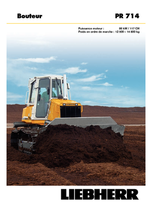 Buldożery Liebherr PR 714 XL