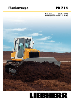 Buldożery Liebherr PR 714 XL
