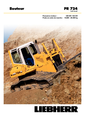 Buldożery Liebherr PR 724 XL