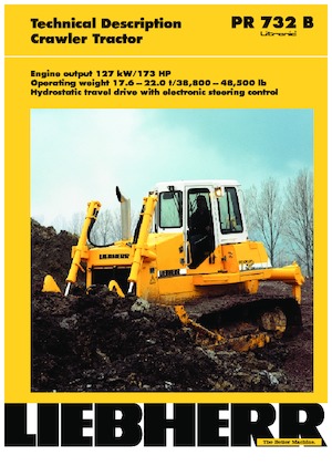Buldożery Liebherr PR 732 B Litr.