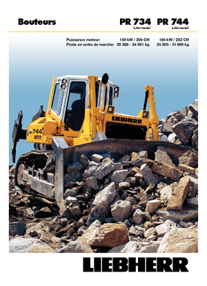 Buldożery Liebherr PR 734 L