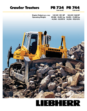 Buldożery Liebherr PR 734 L