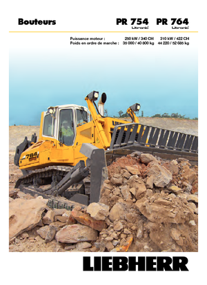 Buldożery Liebherr PR 764