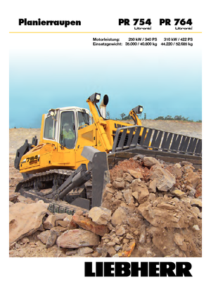 Buldożery Liebherr PR 764