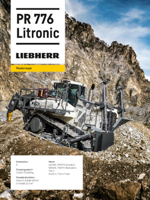 Buldożery Liebherr PR 776 Litronic 