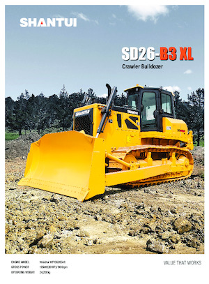 Buldożery Shantui SD26-B3 XL