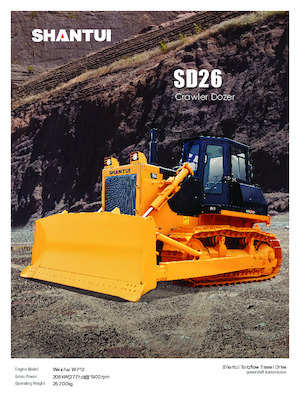 Buldożery Shantui SD26 