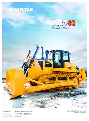 Buldożery Shantui SD34-C3 DS 