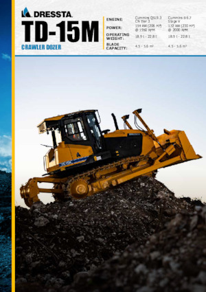 Buldożery Dressta TD 15M Extra LT