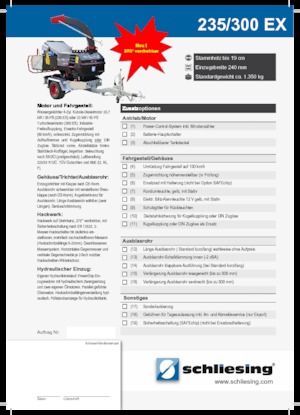 Rębaki drewna Schliesing 300 EX