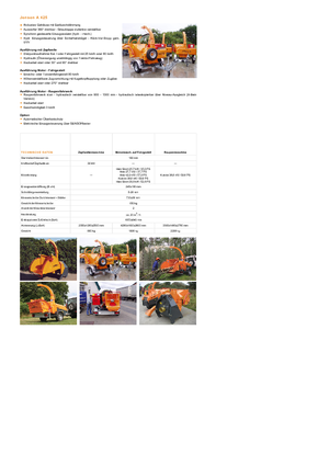 Rębaki drewna Jensen A.425 M