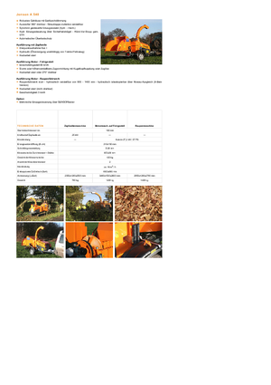 Rębaki drewna Jensen A.540 R