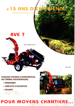 Rębaki drewna Bugnot BV-E 8 PA