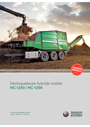 Rębaki drewna Neuson-Ecotec CH 1250