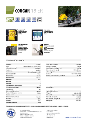 Rębaki drewna TS-Industrie Cougar 18 ER