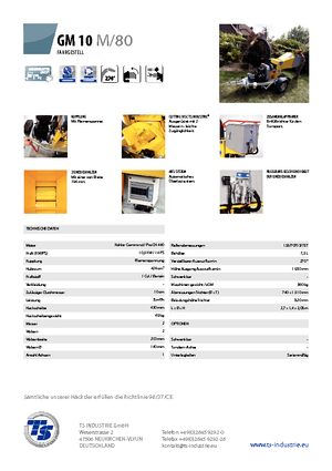Rębaki drewna TS-Industrie GM 10 M 80