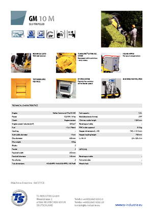 Rębaki drewna TS-Industrie GM 10 M