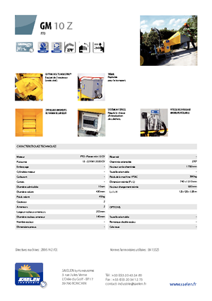 Rębaki drewna TS-Industrie GM 10 Z
