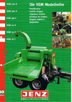 Rębaki drewna Jenz HEM 18 Z
