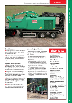 Rębaki drewna Jenz HEM 820 DL