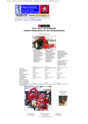 Rębaki drewna Junkkari HJ 4 M