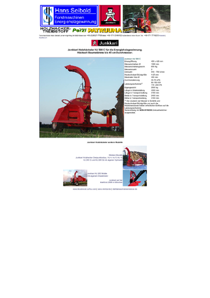 Rębaki drewna Junkkari HJ 500 C