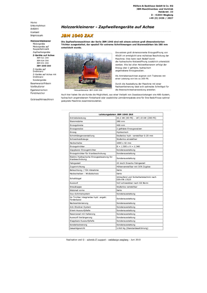 Rębaki drewna JBM JBM 1040 ZAX