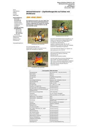 Rębaki drewna JBM JBM 1040 ZDAX