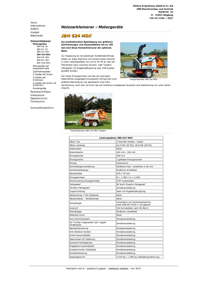 Rębaki drewna JBM JBM 624 MDX 26