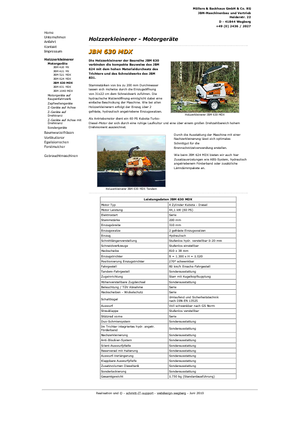 Rębaki drewna JBM JBM 630 MDX