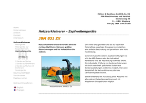 Rębaki drewna JBM JBM 831 ZX