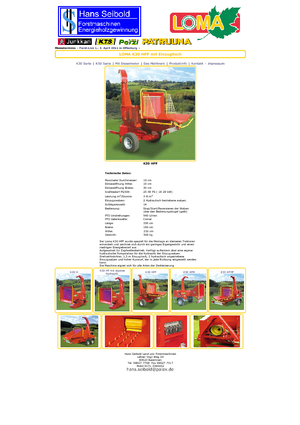 Rębaki drewna Loma K 30 HPF