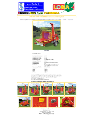 Rębaki drewna Loma K 30 HPMF