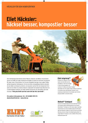 Rębaki drewna Eliet Maestro