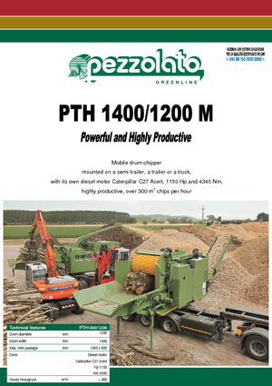 Rębaki drewna Pezzolato PTH 1400/1200